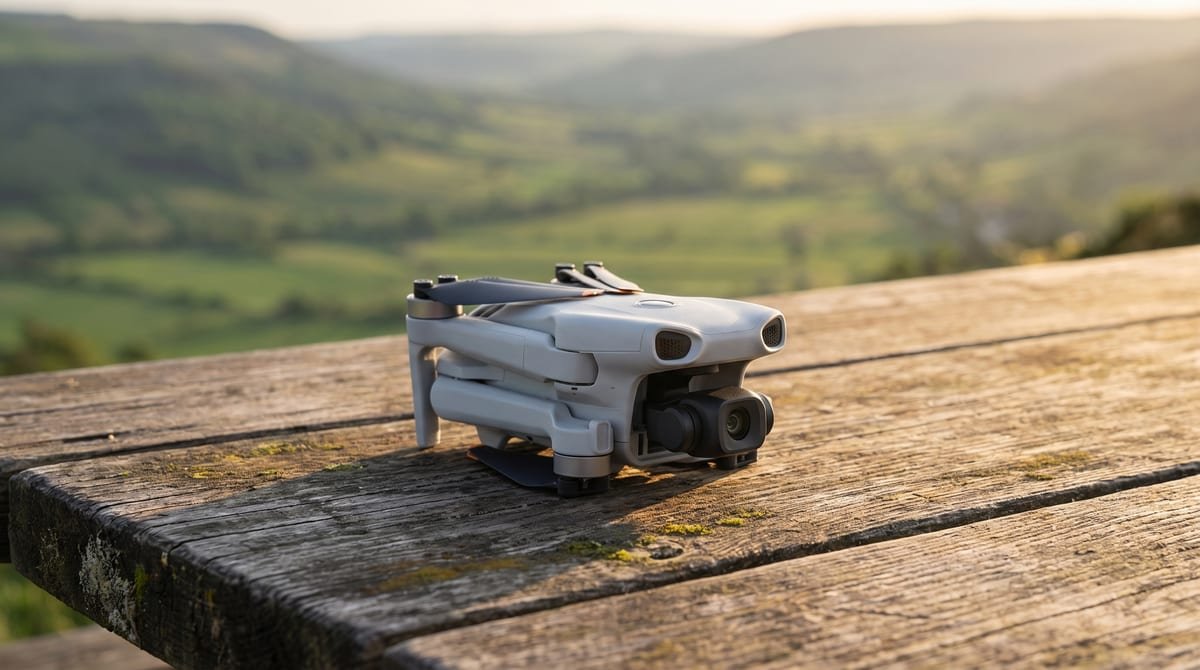 Drone DJI Lito 1 Single cinza dobrável com câmera 4K e controle remoto DJI RC-N3